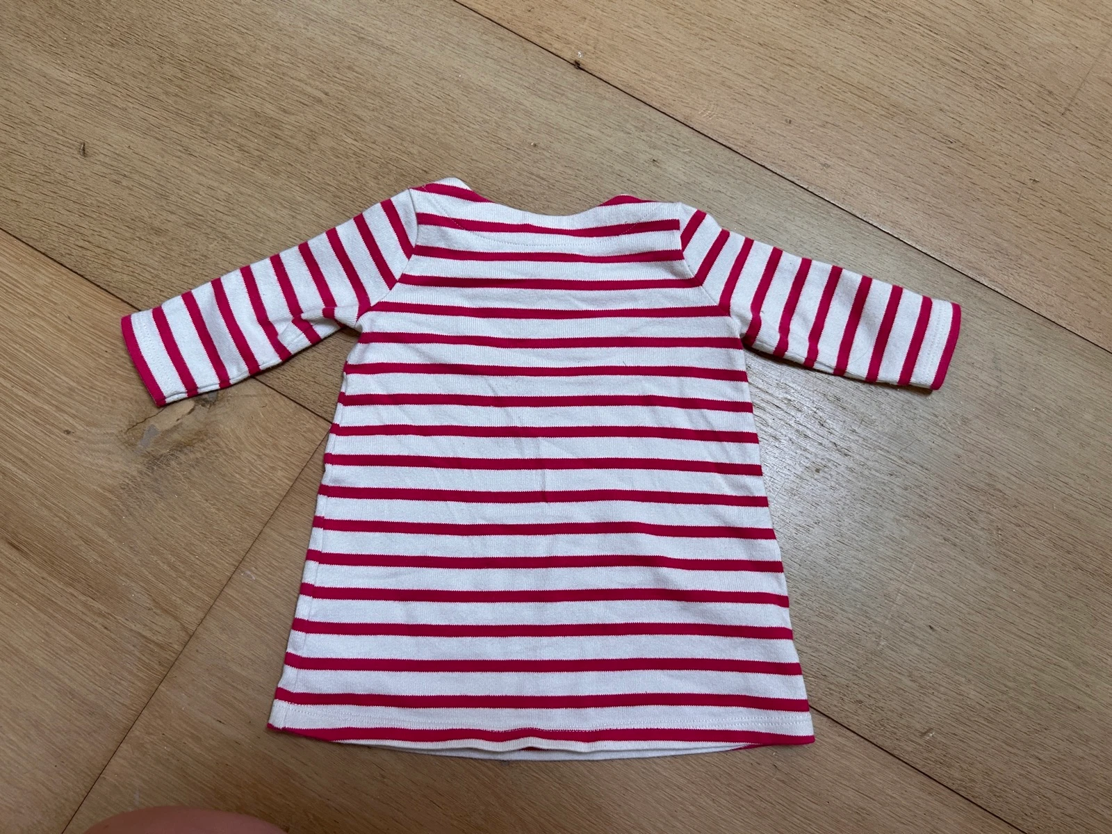 Adorável vestidinho com listras rosas Petit Bateau – photo 3